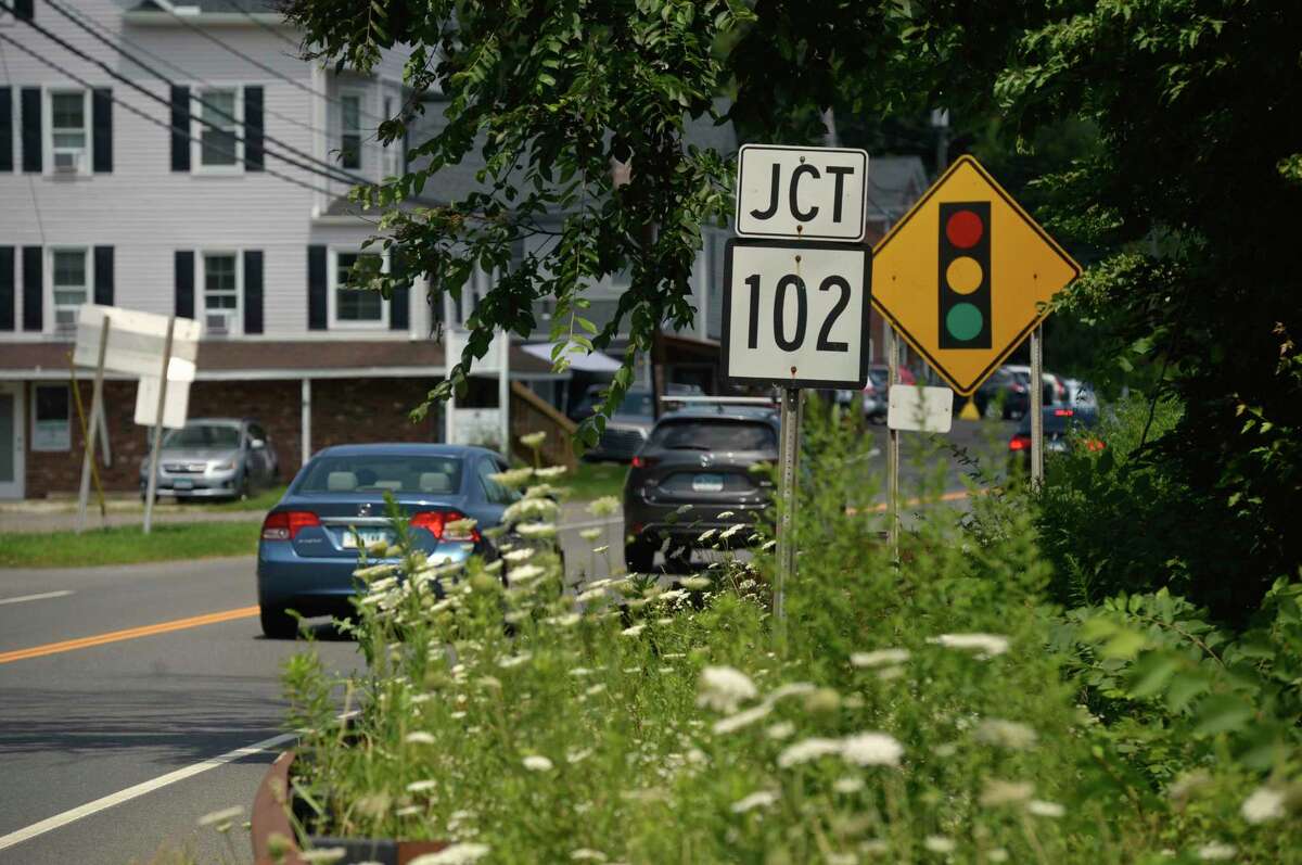 Heading north to the intersection with Route 102 on Route 7 in Branchville. Monday, July 20, 2020, in Ridgefield, Conn.