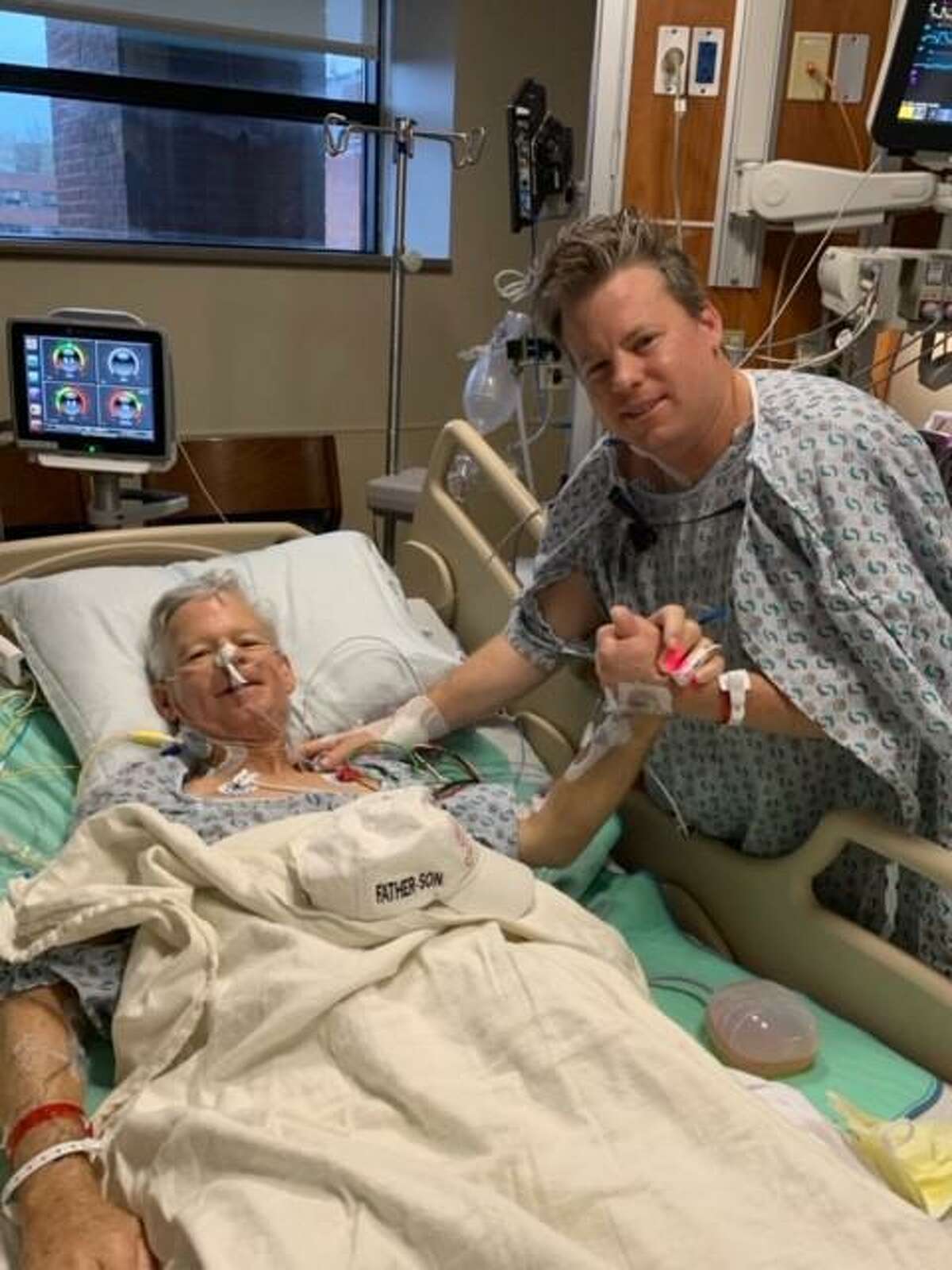 Louis Huey needed a new liver, so Michael Huey donated part of his to save his father's life. While living donor transplants are safe, the procedures are rare for liver transplants, according to the University of Pittsburgh Medical Center.