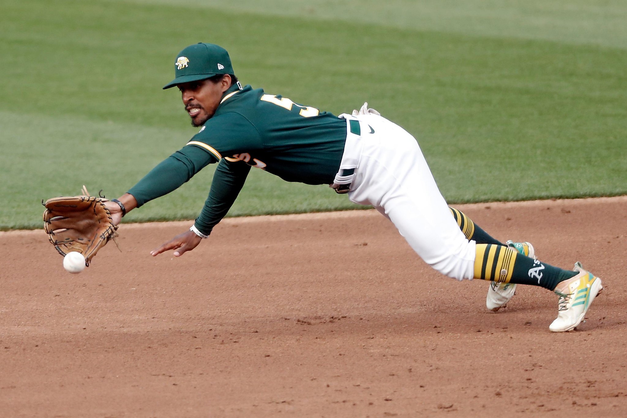 A s Tony Kemp Has taken To Second Base
