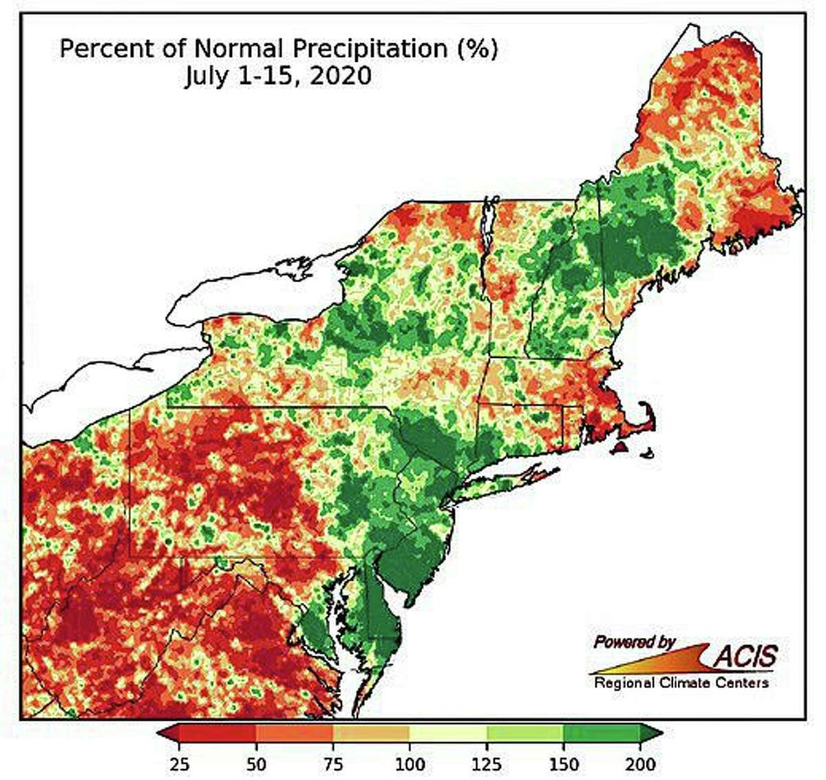 While some areas of CT remain dry, Bridgeport has wettest July