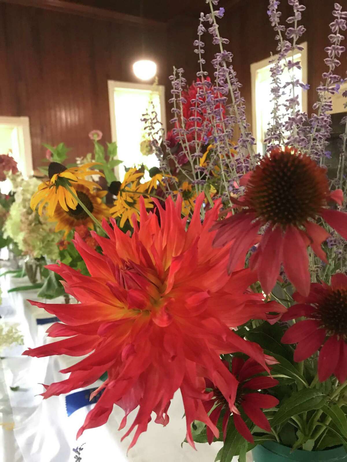 Flowers, such as these from last year’s fair, will be judged again at this year’s Cannon Grange agricultural fair and exposition, which will be held virtually on Sunday, Aug. 30.