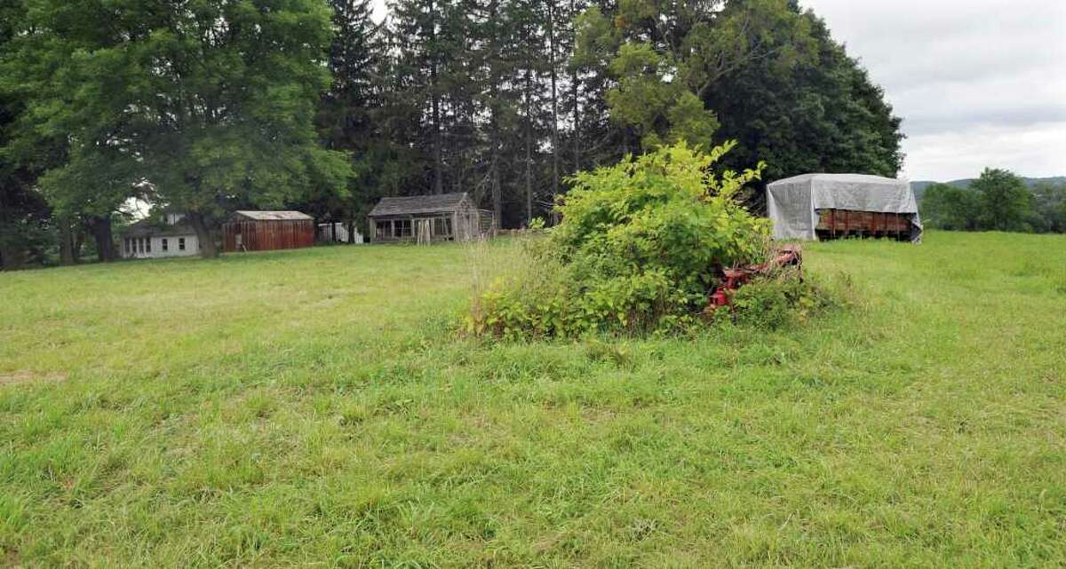 A section of the Lee Farm property on Wooster Heights Road in Danbury where the military is proposing to build a U.S. Army Reserve Center. Photo taken Wednesday, August 25, 2010.