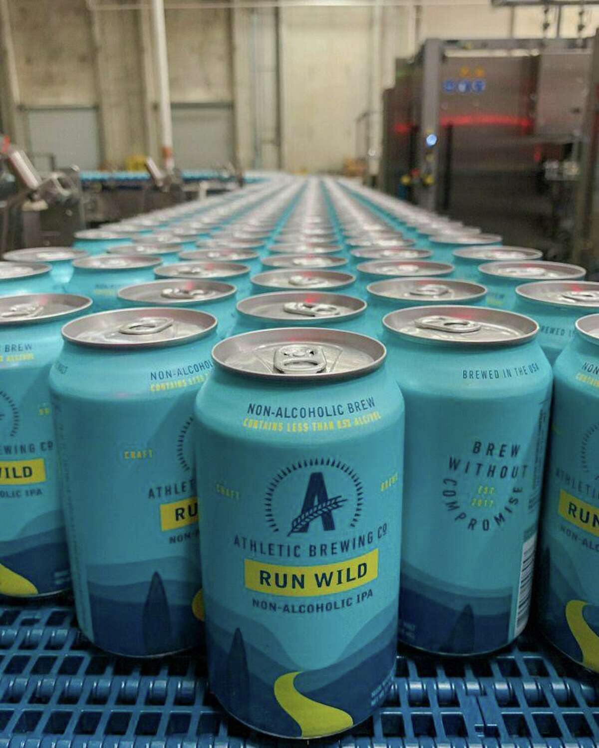 Athletic Brewing Company, based in Stratford, is Connecticut’s only nonalcoholic brewery. Bill Shufelt, the co-founder of Athletic Brewing Company, the only nonalcoholic brewery in Connecticut, said he created his company because he wanted an alternative to alcoholic beverages when he was having a night out. “Nonalcoholic beer emerged as an authentic need in my lifestyle. I was turning 30, about to get married, taking my job more seriously as I got older, and starting to monitor the quality of my diet more,” Shufelt said. “I noticed that everything in my life was pointing towards performance-oriented, healthy decisions, and mindfulness ... except one thing — alcohol.”