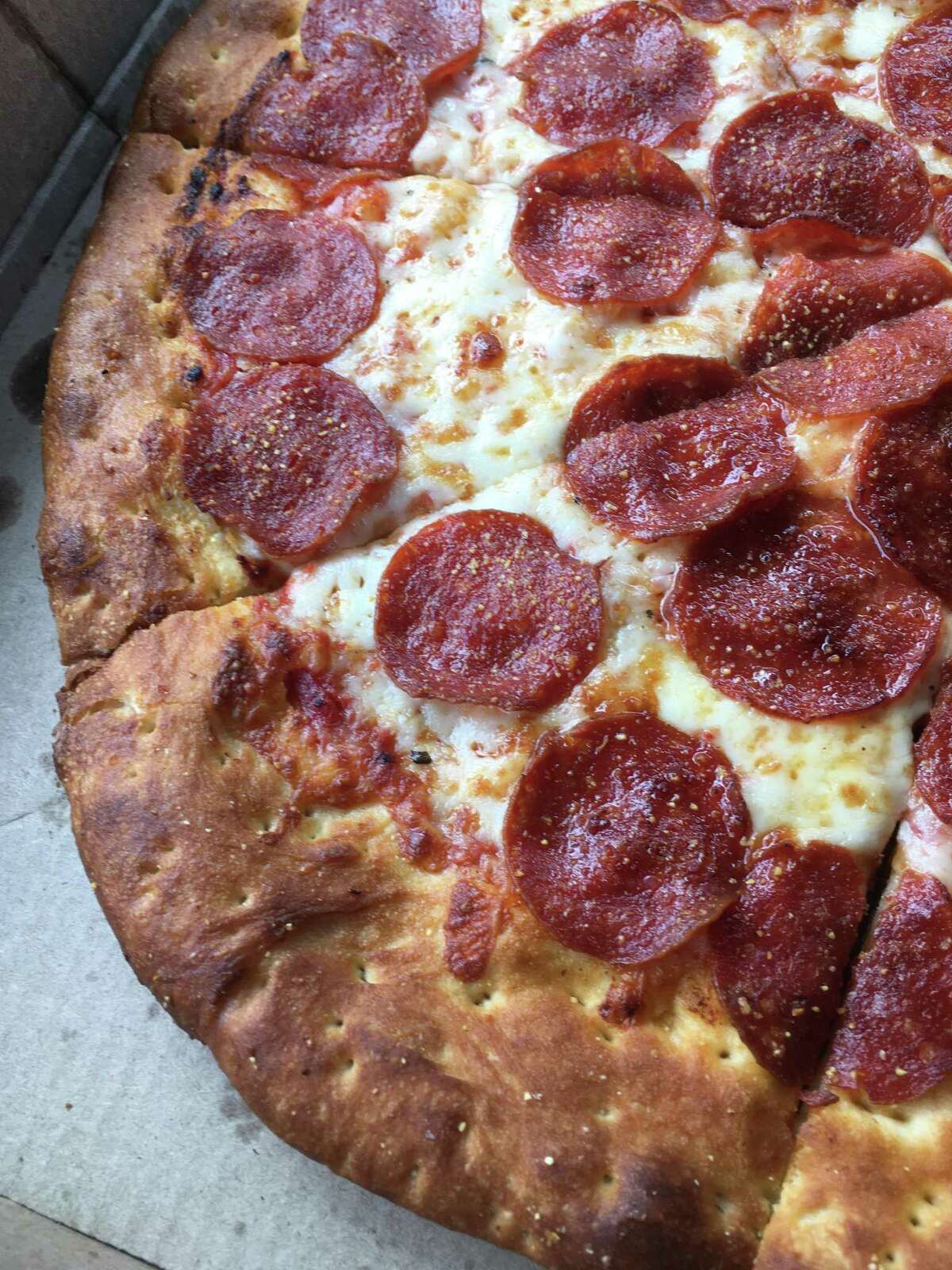 The Area 51 pizza at Maar's Pizza & More features 40 slices of pepperoni.