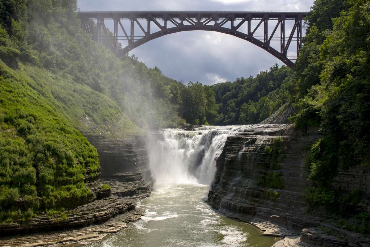 State: New YorkSolitude score: 9.76Activities score: 6.33Wildlife score: 10.00Accommodations score: 9.60Total: 35.69Why it ranks: "Winding trails that wander along a picturesque vista and a huge amount of natural beauty await visitors of Letchworth State Park in New York. Known as the “Grand Canyon of the East,” the park contains a gorge, three waterfalls, and soaring cliffs (some as high as 600 feet!). The park has a plethora of activities - from mountain biking to white water rafting. Visitors won’t run out of fun things to do at Letchworth!"