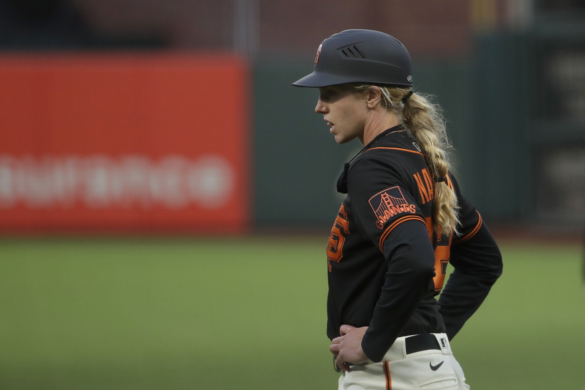 Giants' Alyssa Nakken becomes FIRST woman to work as an on-field coach in a  regular-season MLB game