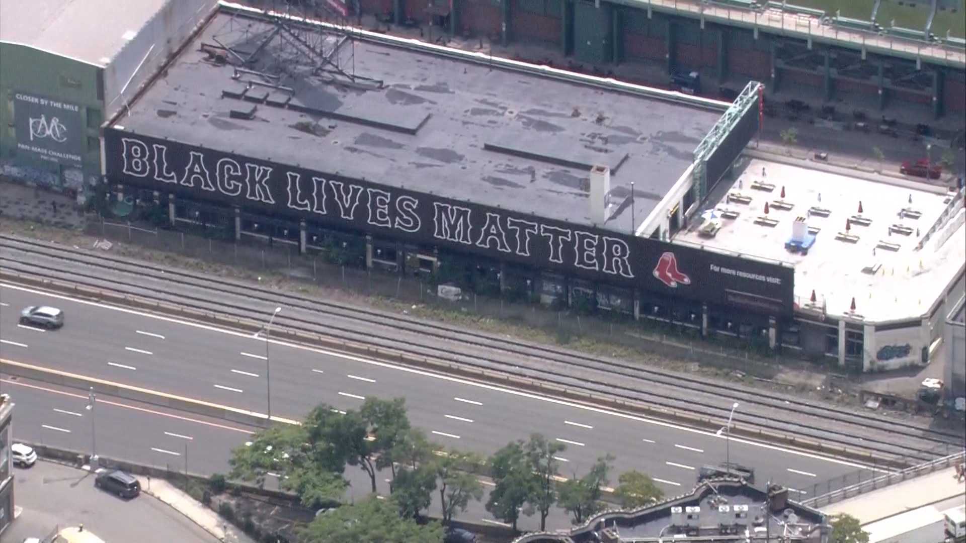 Boston Red Sox place massive Black Lives Matter billboard along ...