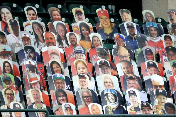 Faces in the crowd: Cutouts will stand in for fans at Astros games ...