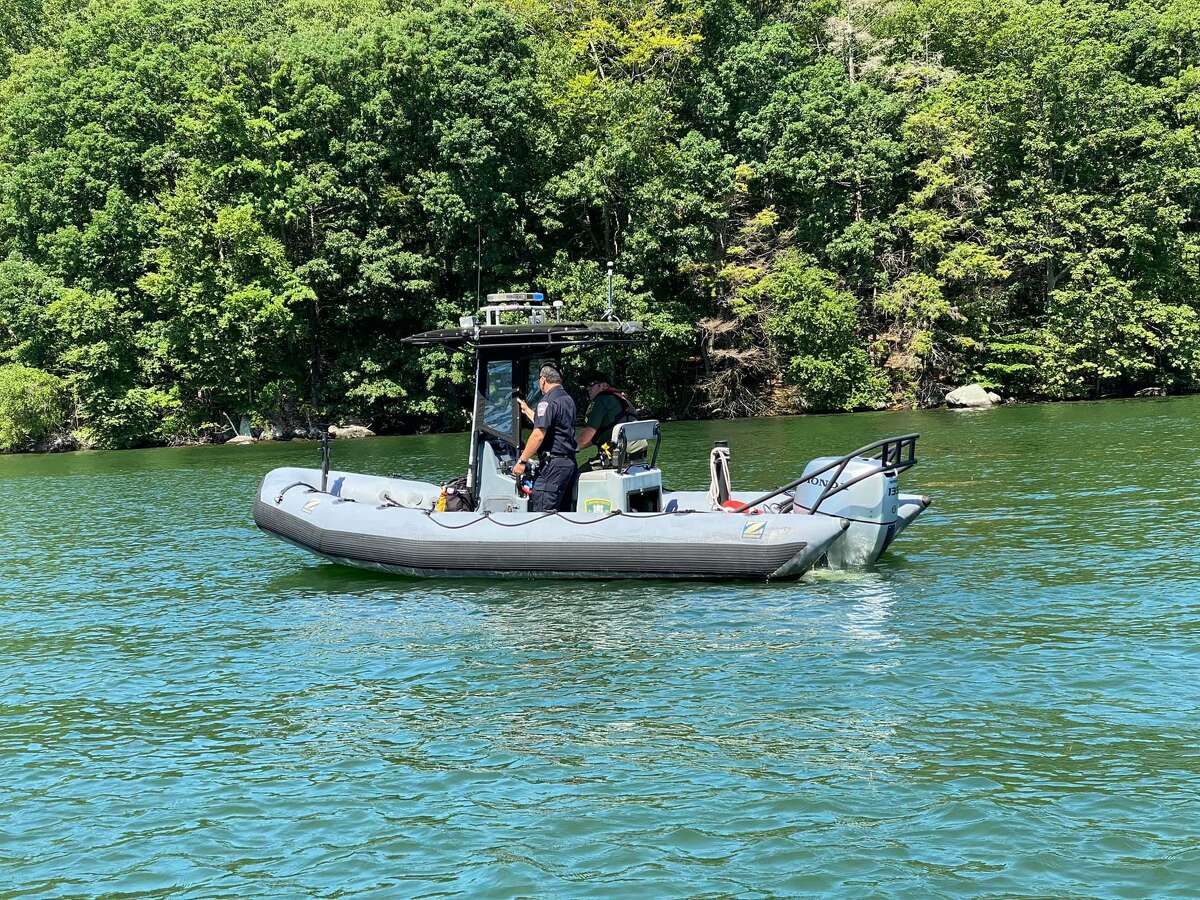 Brookfield first responders recover sunken boat