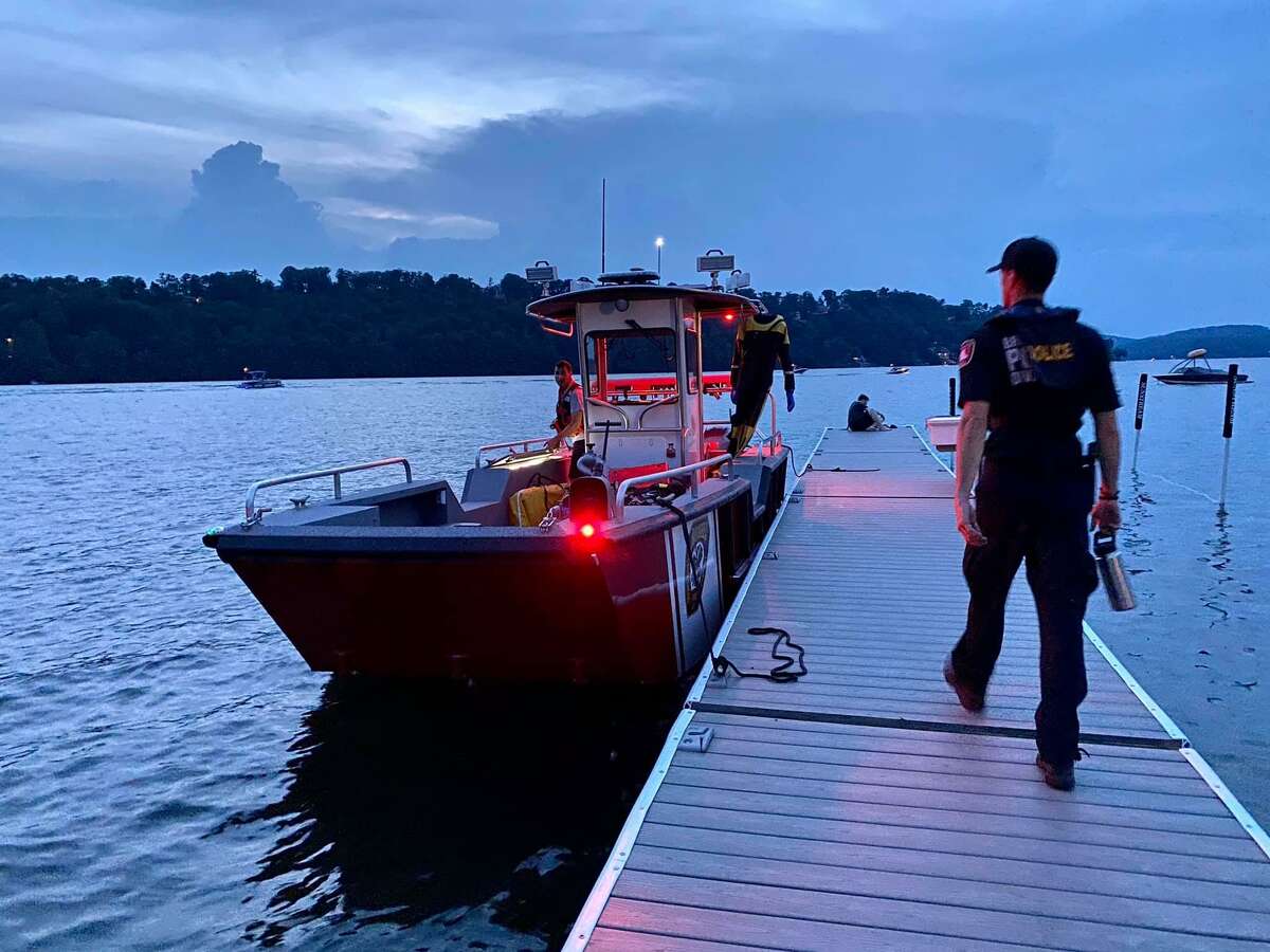 Brookfield first responders recover sunken boat