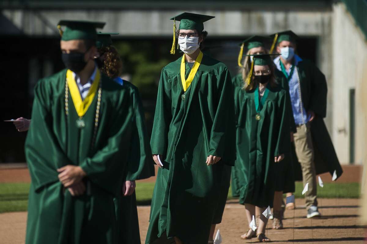 Photos: H. H. Dow High School Class of 2020 commencement at Dow Diamond