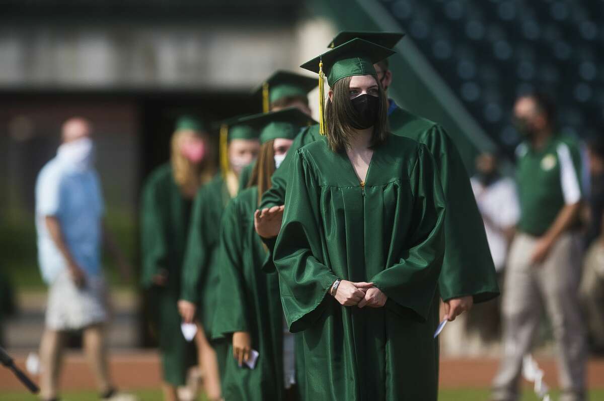 Photos: H. H. Dow High School Class of 2020 commencement at Dow Diamond