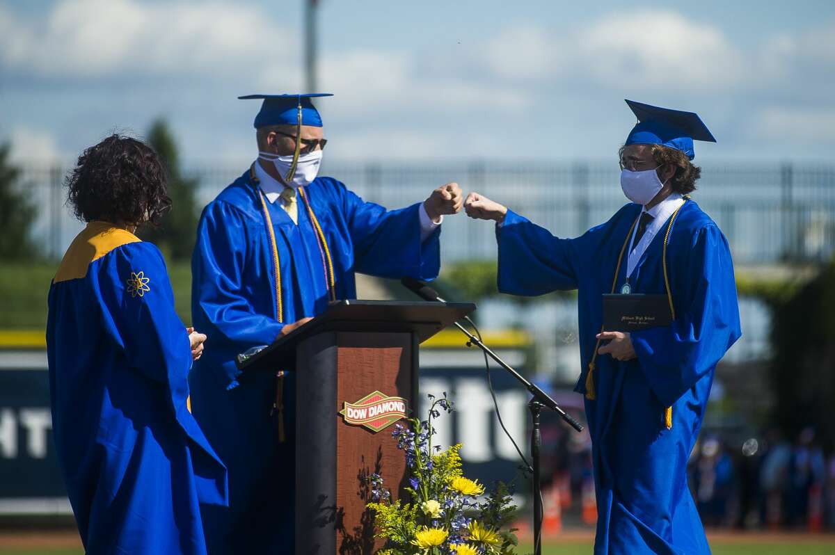 Photos Midland High School Class of 2020 commencement at Dow Diamond