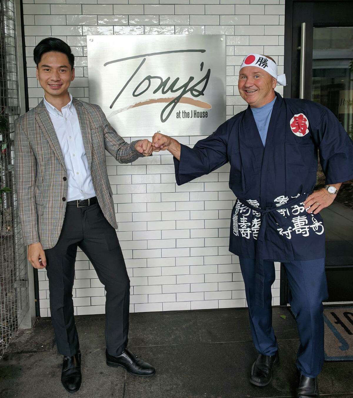 MIKU Sushi owner K Dong with Tony Capasso, owner of Tony’s at the JHOUSE, where they are joining forces to later this month with a pop-up eatery.