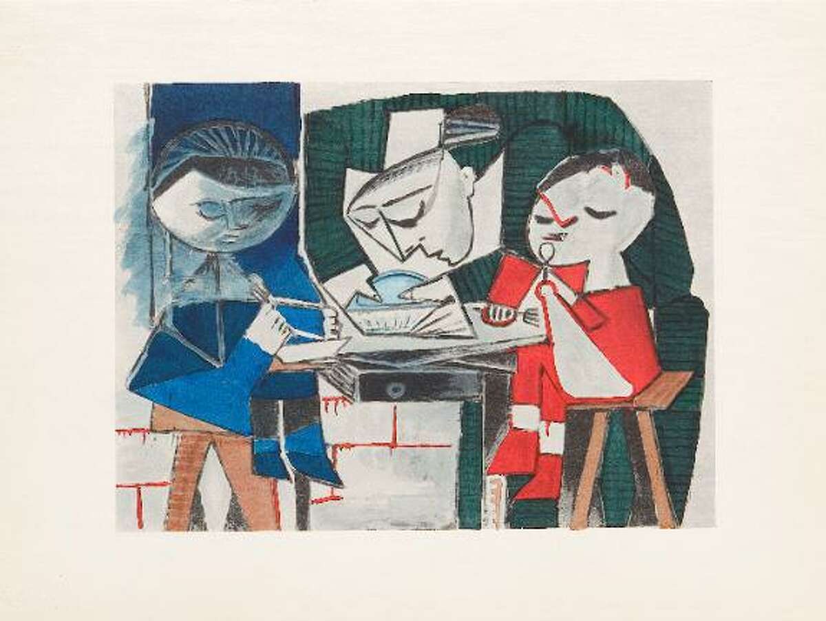 Students are invited to emulate the work of Pablo Picasso in an unusual way — by throwing dice.