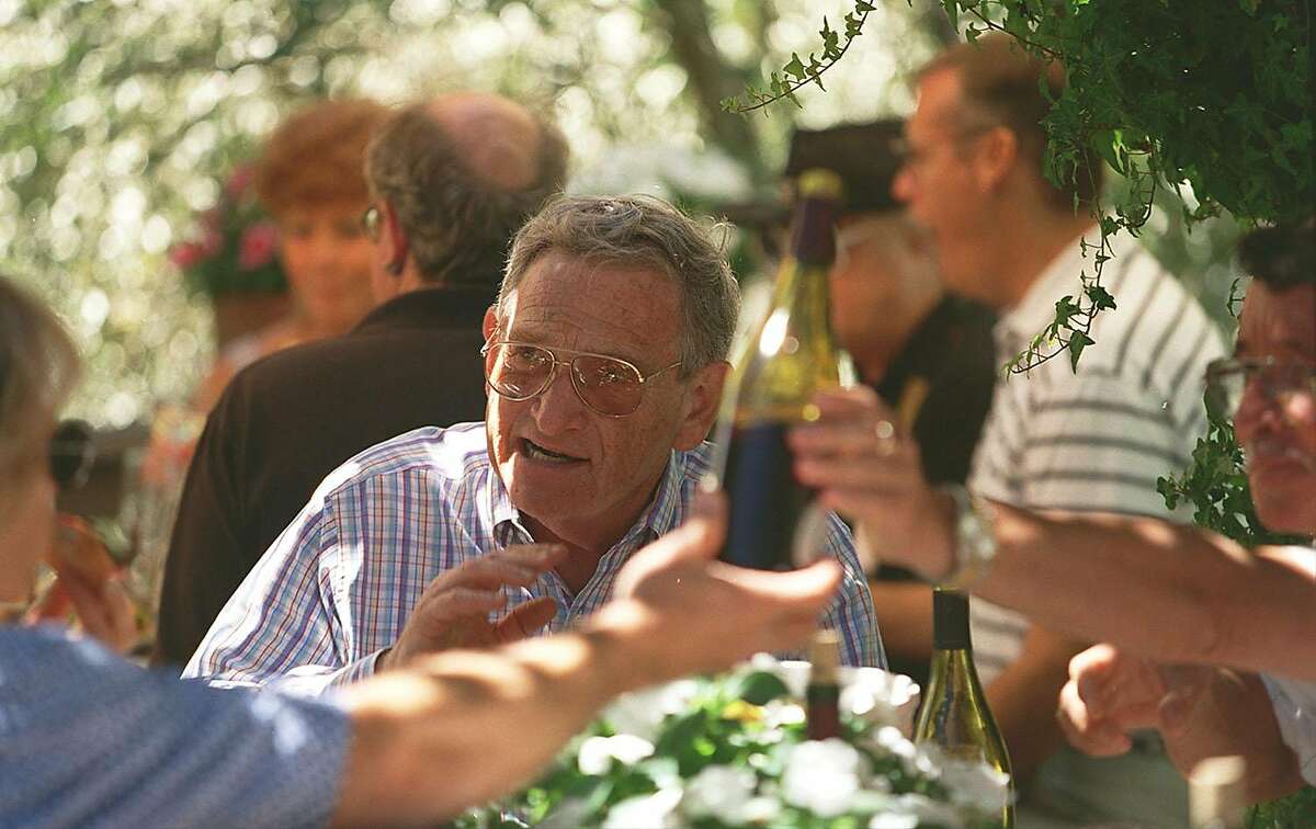 HARVEST#3B/C/22AUGUST97/FD/EL Barry Sterling (double check) owner of Iron Horse Winery during the harvest lunch. Photo by Eric Luse