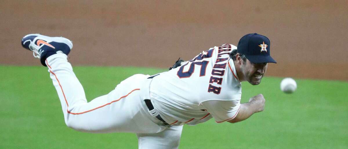 Astros pitcher Justin Verlander has not pitched since the season opener on July 24.