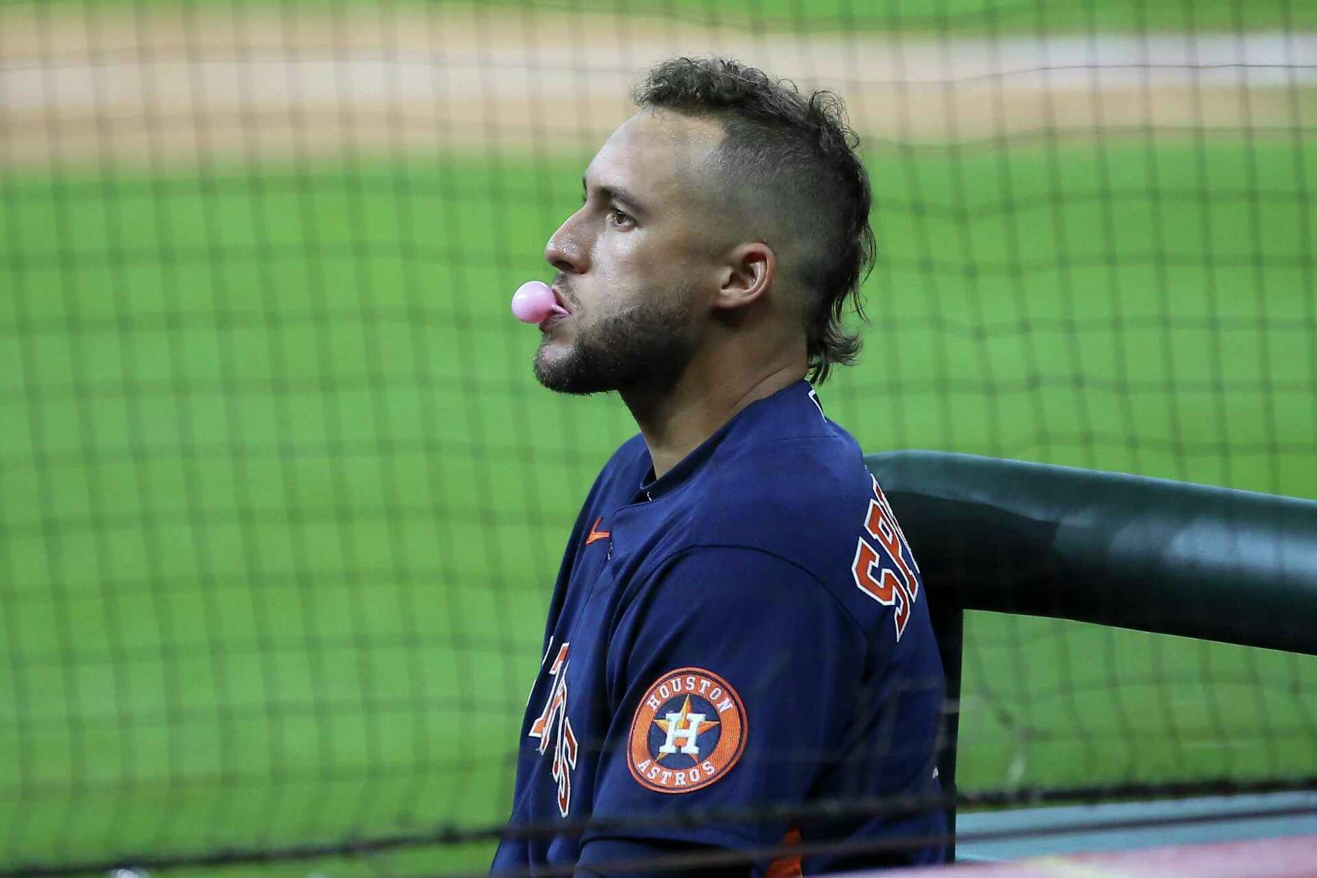 Astros' George Springer tries to stay 'in the present'