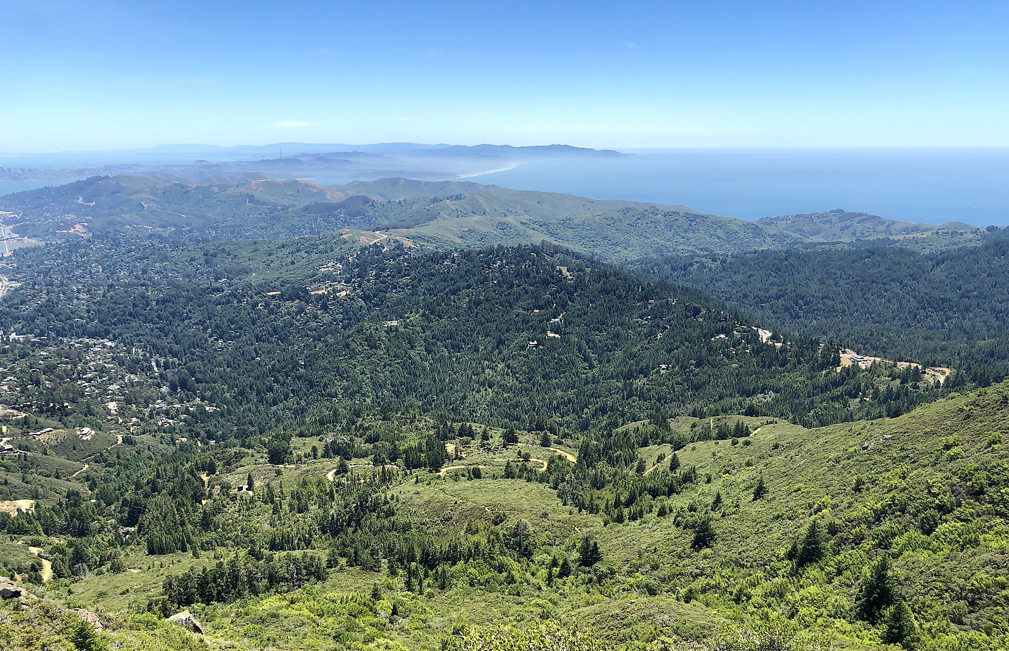 High atop Mount Tamalpais — seeing all there is to see