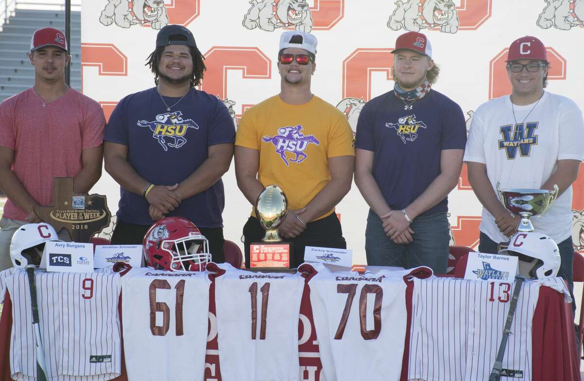Signing ceremony held for 5 Coahoma athletes