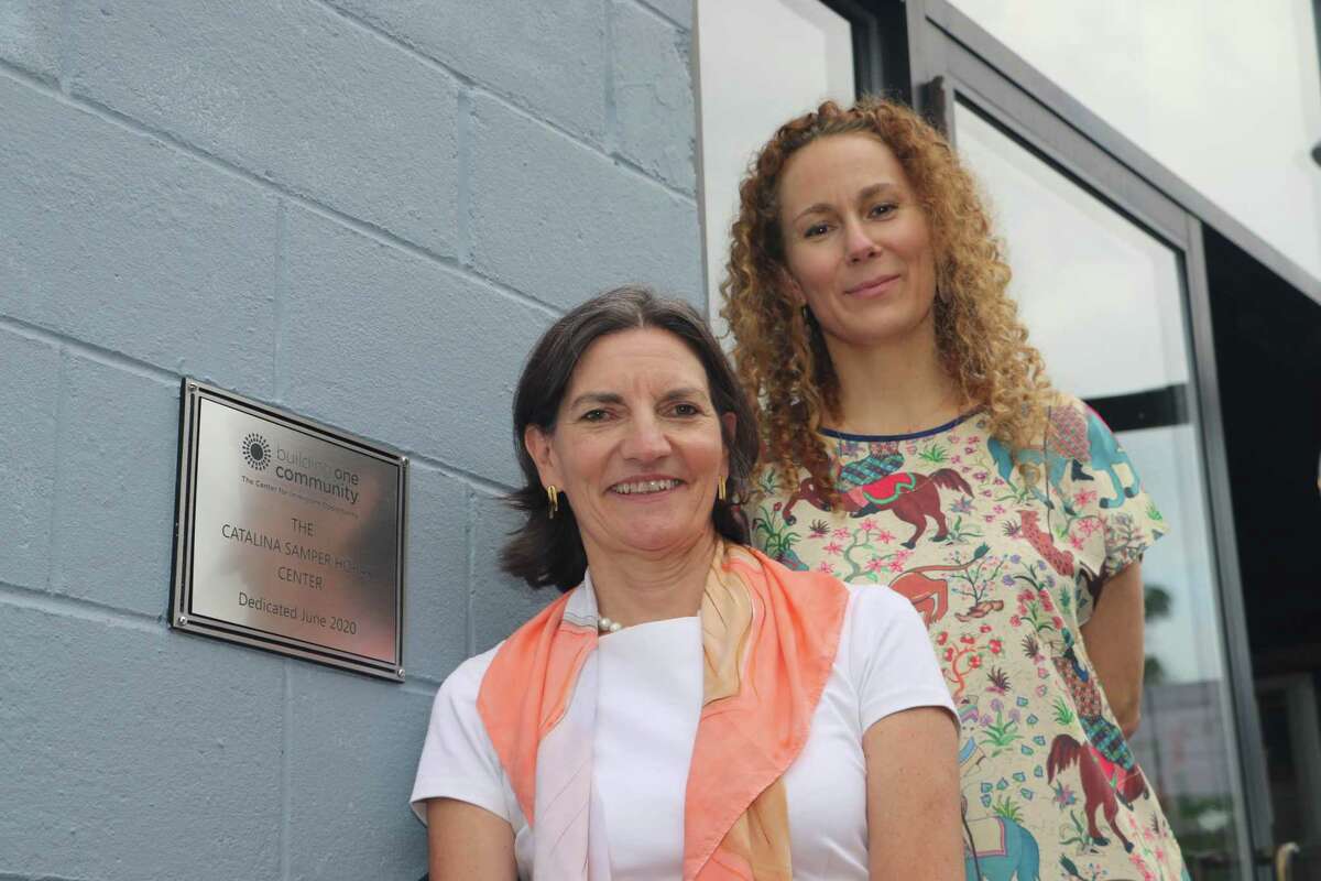 Catalina Horak, left, recently stepped down as executive director of Stamford-based Building One Community. Anka Badurina, right, has taken over in the leadership post.