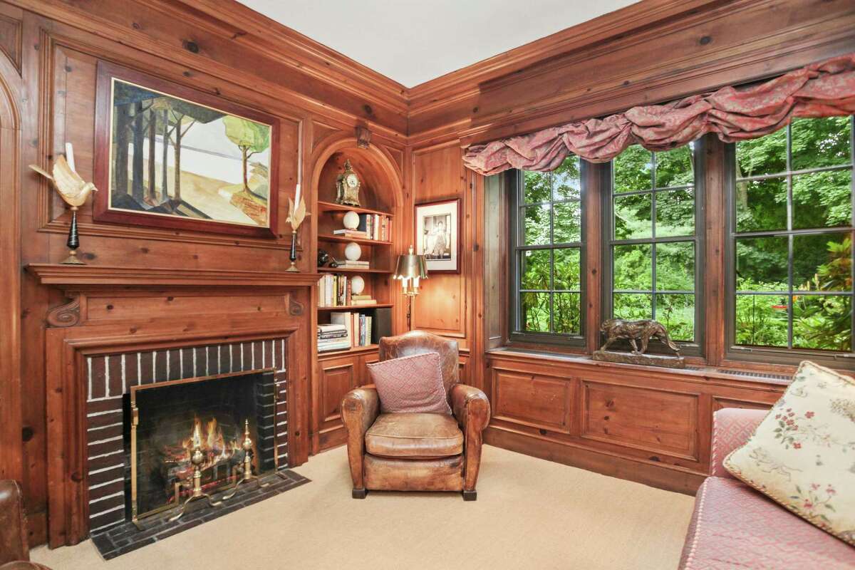 The Pre-War colonial at 26 Deer Park Drive - in the private Deer Park Association - is currently listed for $6.45 million by Sotheby’s International Realty. The six-bedroom house has 8,586 square feet of living space, including a classic paneled library on the main level and a cozy reading nook upstairs.