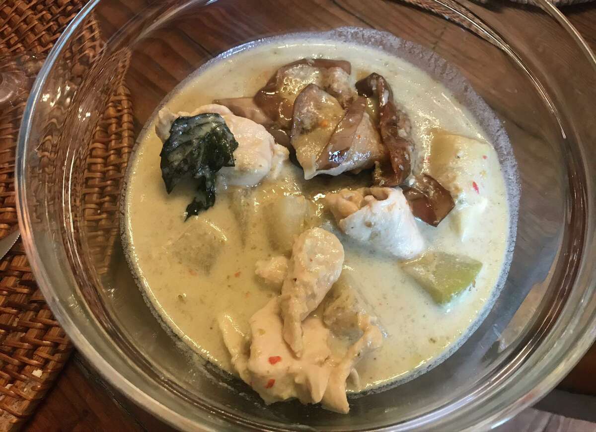 Southern Style Green Curry with chicken and eggplant from Kin Dee