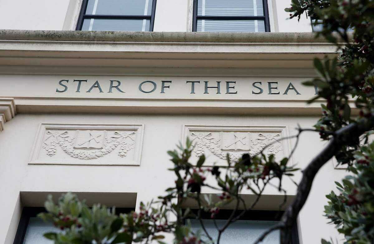 Students arrive for a day of classes at the Star of the Sea School in San Francisco, Calif. on Thursday, April 4, 2019. The private Catholic school announced that K-8 classes will end after the current school year in June.