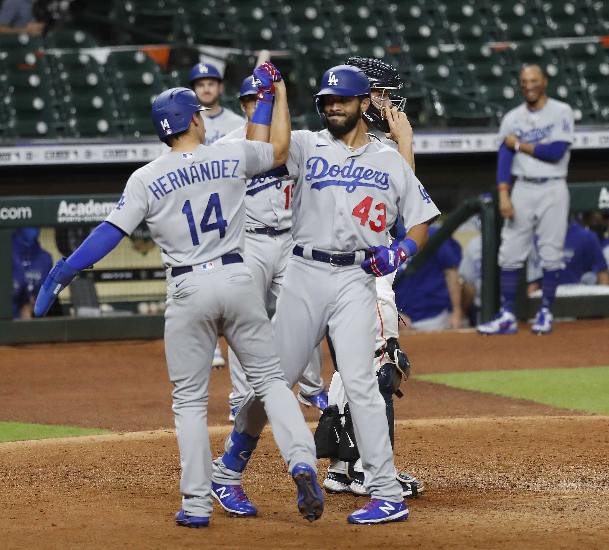 Edwin Ríos' two-run home run in 13th inning lifts Dodgers over Astros - Los  Angeles Times