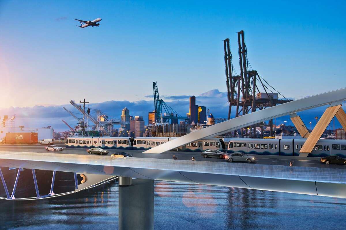 Is a wooden bridge in the future for West Seattle? One architecture group is proposing the idea as a more efficient alternative to traditional materials.