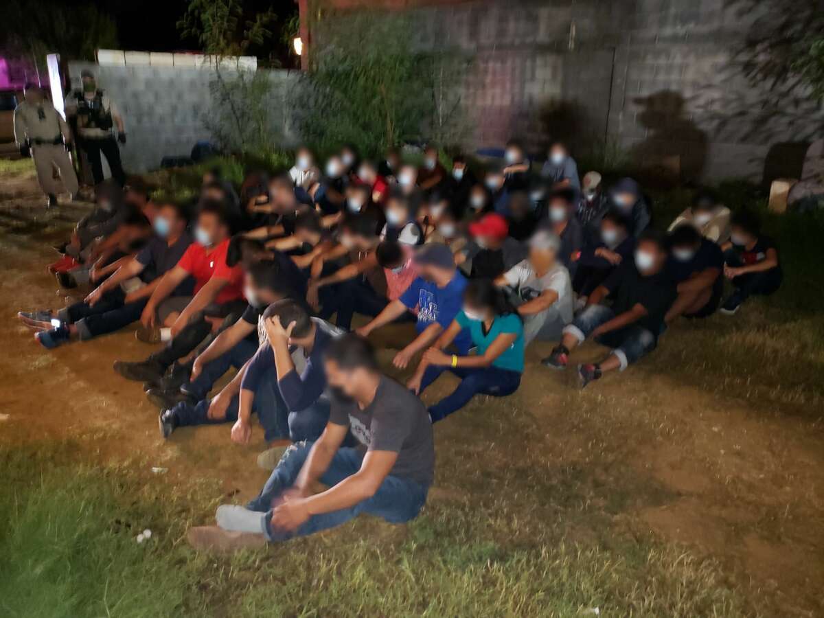 U.S. Border Patrol agents with the assistance of county and state authorities encountered more than 50 people who were in the country illegally inside a stash house in south Laredo.