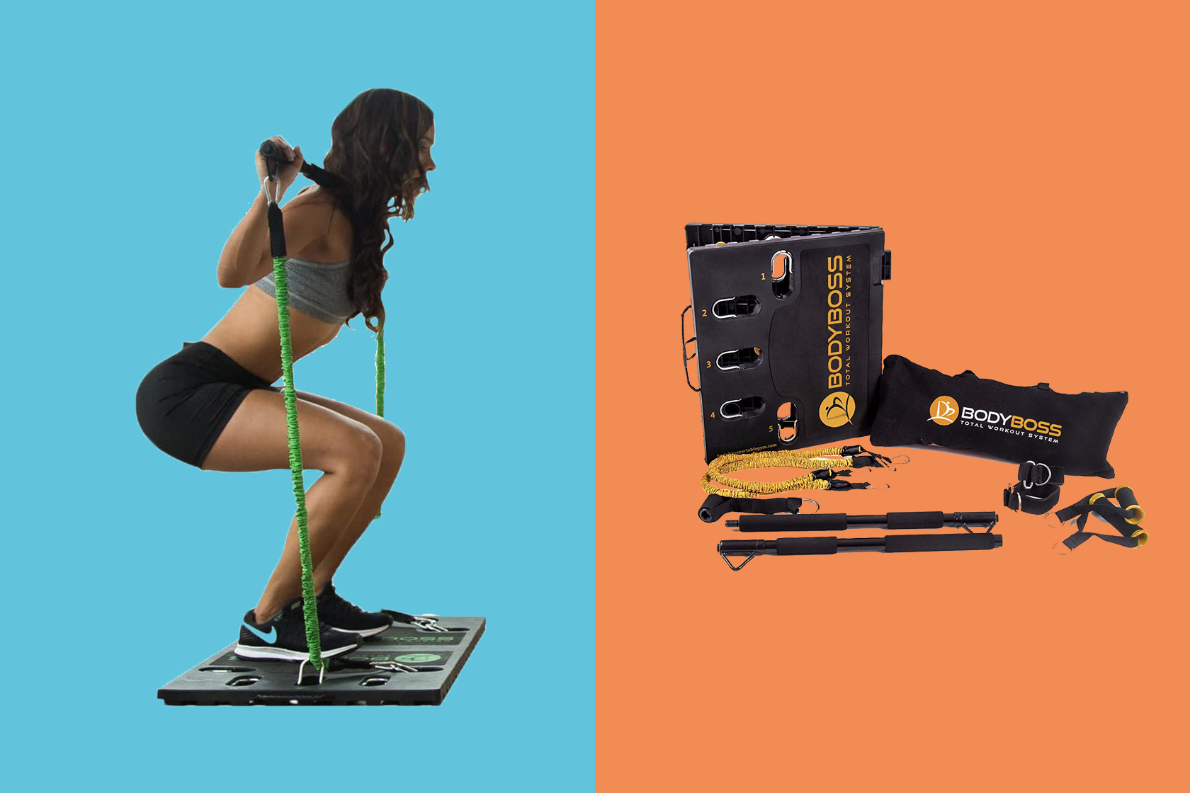 The BodyBoss Home Gym is just $129 and will fit under your couch