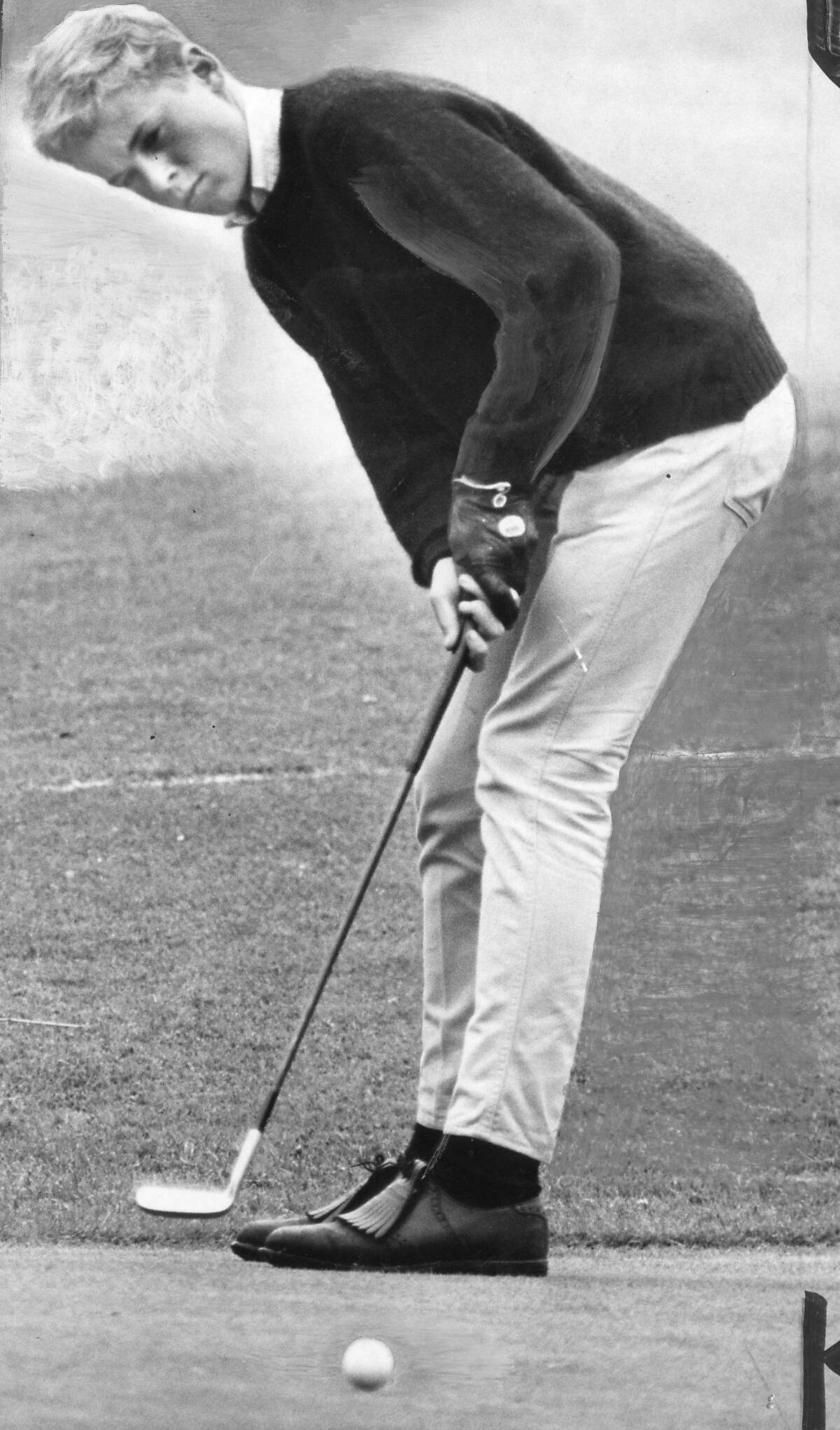 Golfer Johnny Miller, July 19, 1963 wins the City Junior Golf Tournament Photo ran 7/20/1963