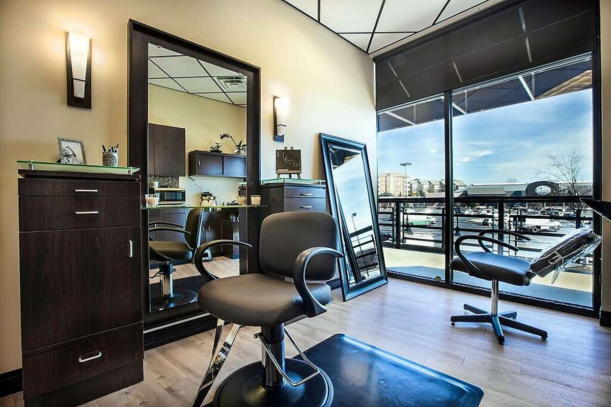 This is an example of a My Salon Suite. Stephanie Garcia was supposed to open G. Salon Studio within the My Salon Suite in San Jose on April 6. She was finally allowed to open July 13, and her business was permitted to operate for only two days.