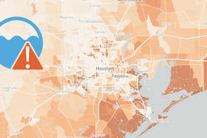 Interactive map tracks which parts of Houston are flood risks