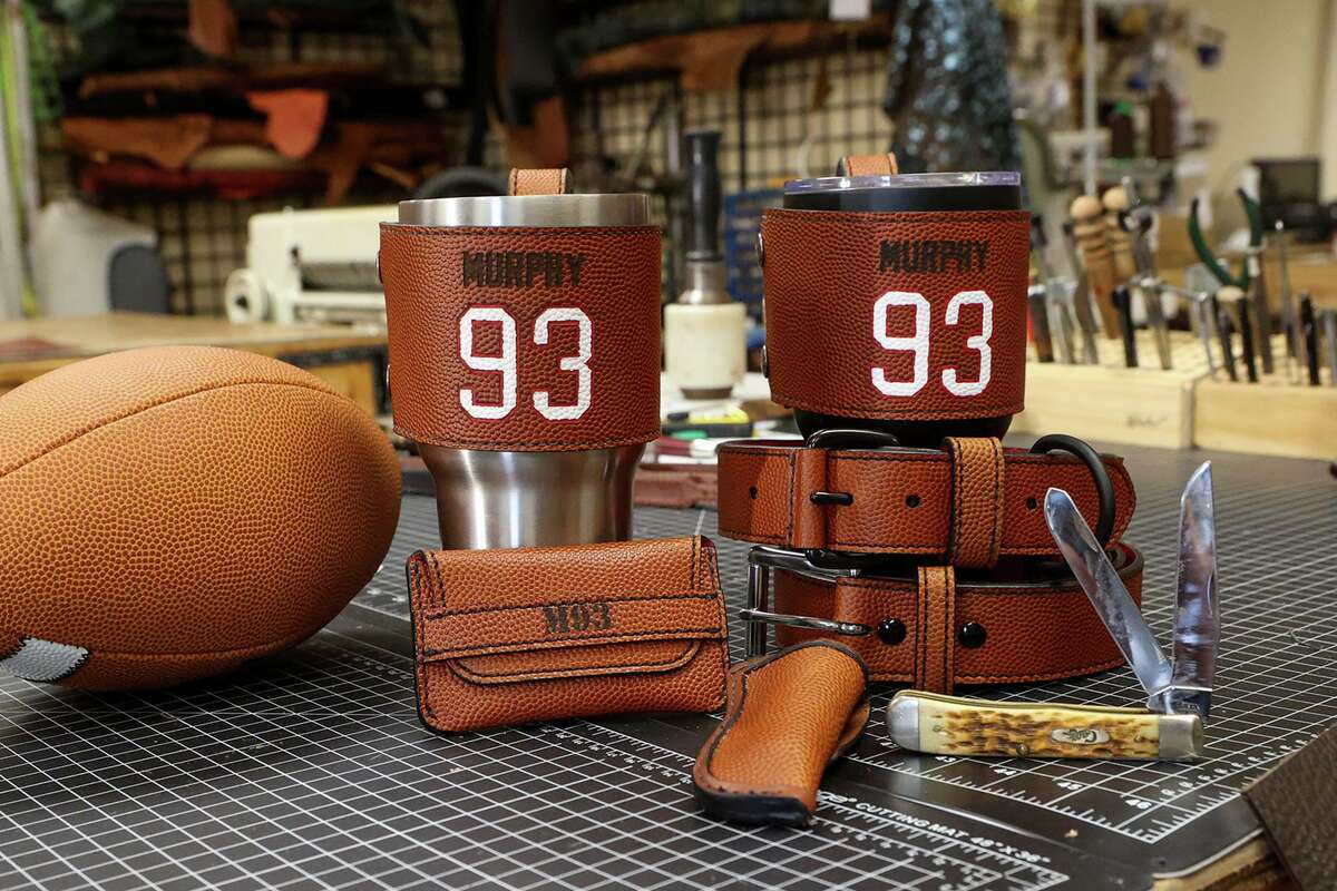 Yeti Rambler Sleeve in Horween Leather - Personalized and Made to
