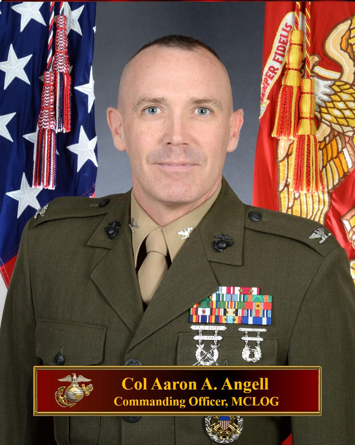 Col. Aaron Rivers Winsted’s Col. Aaron Angell takes command of Marines post