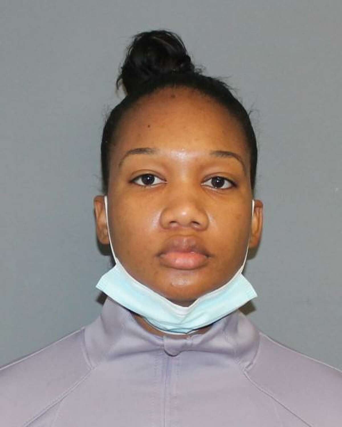 Princess Shabazz, 28, of Ansonia, Conn., was charged with first-degree assault, disorderly conduct and second-degree criminal mischief on Saturday, Aug. 1, 2020.
