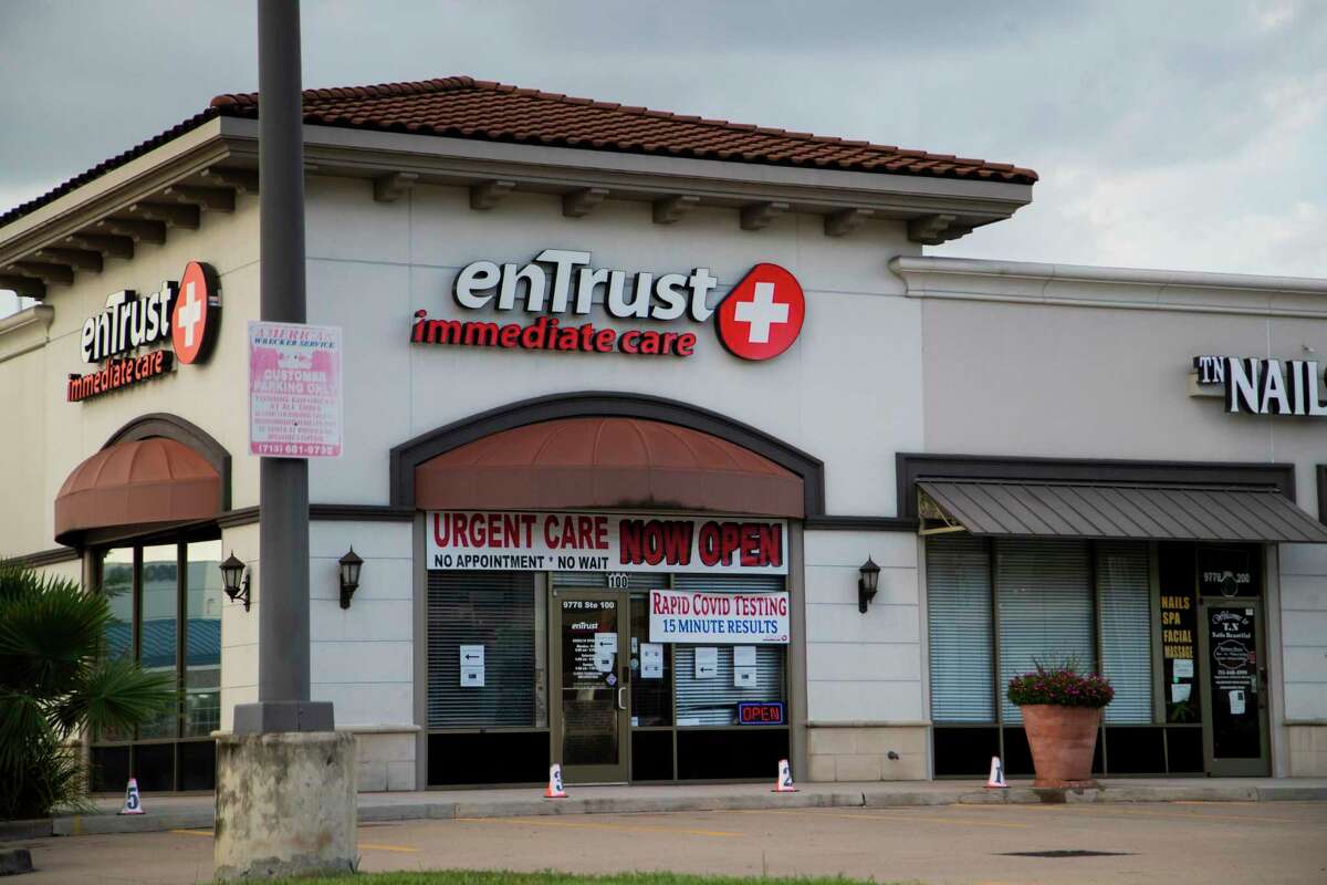 EnTrust immediate care clinic on 9778 Katy Freeway on Friday, July 31, 2020, in Houston.