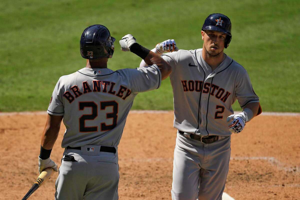 Houston Astros' bats break through in series opener vs. LA Angels