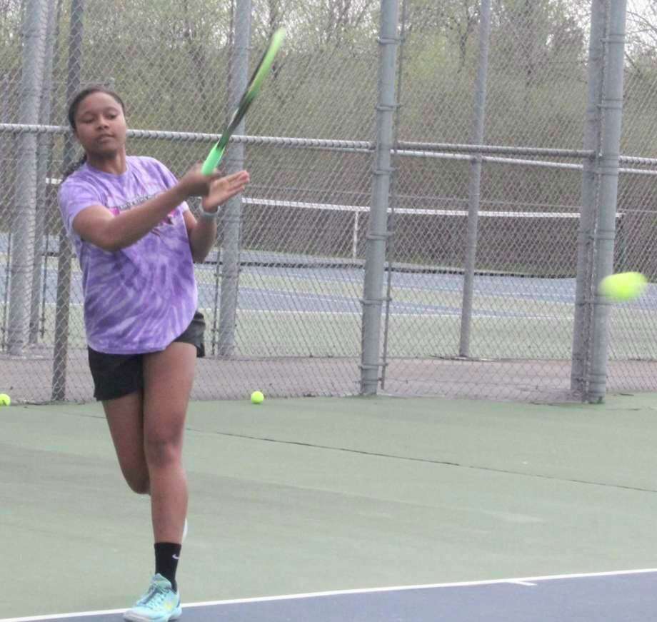 Big Rapids class of 2020 tennis player Eden Short is ready to continue her career on the court at Ferris State University. (Pioneer file photo)