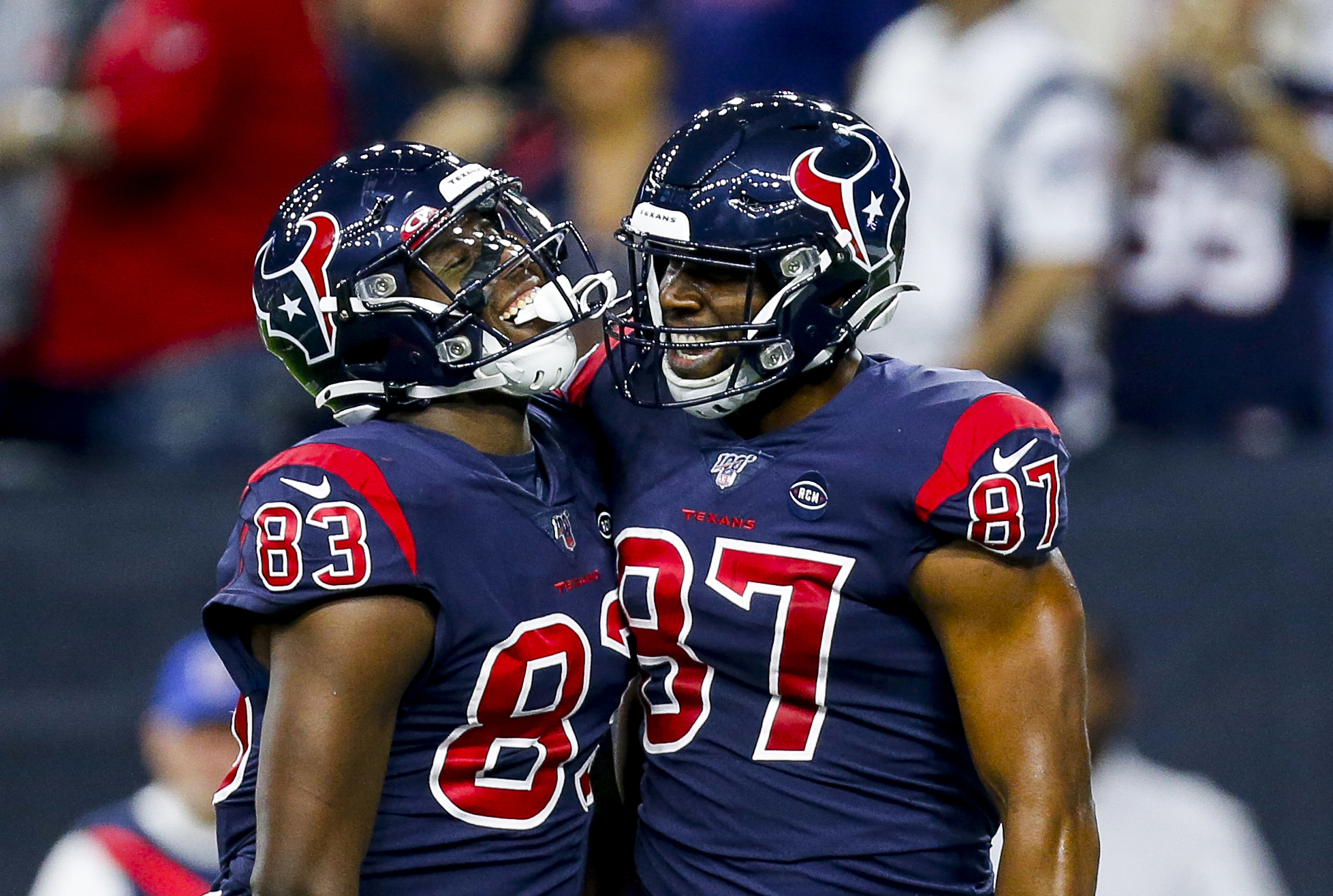 Houston Texans Tight End Jordan Thomas Editorial Stock Photo - Stock Image