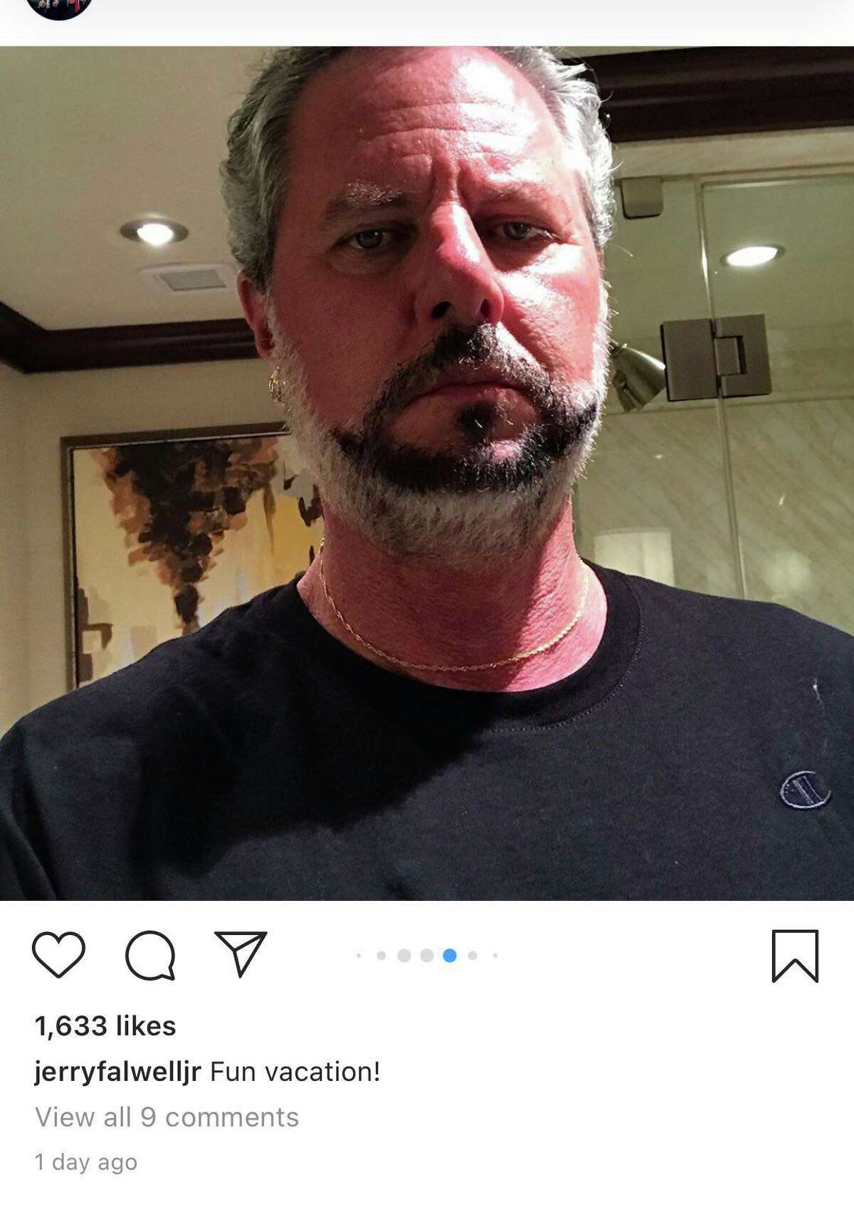 Jerry Falwell Jr. explains what was going on in that nowdeleted