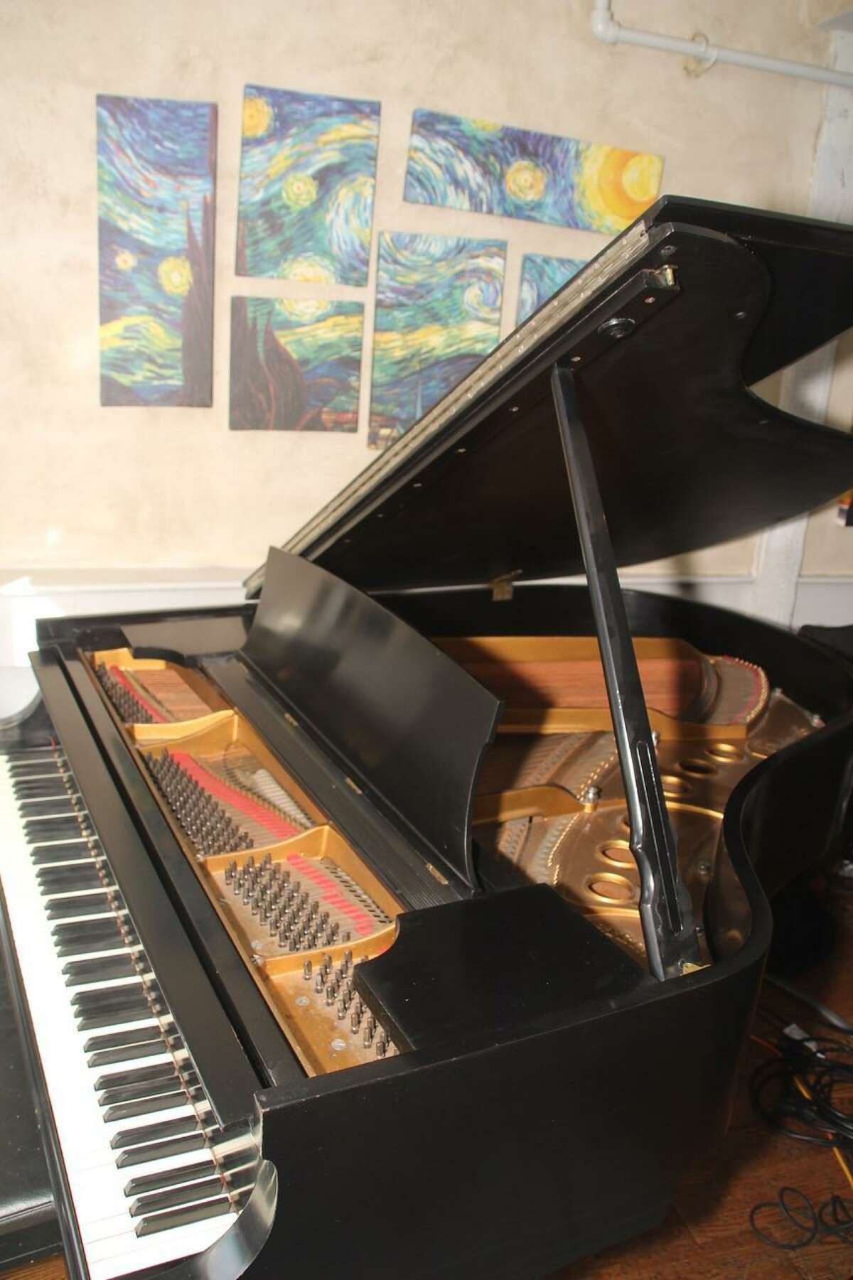 This 1937 Steinway model M was at the Village Gate in New York City until the club closed in 1988. Now the piano is at the Pearl restaurant in Westport, and is owned by the Jazz Society of Fairfield County.
