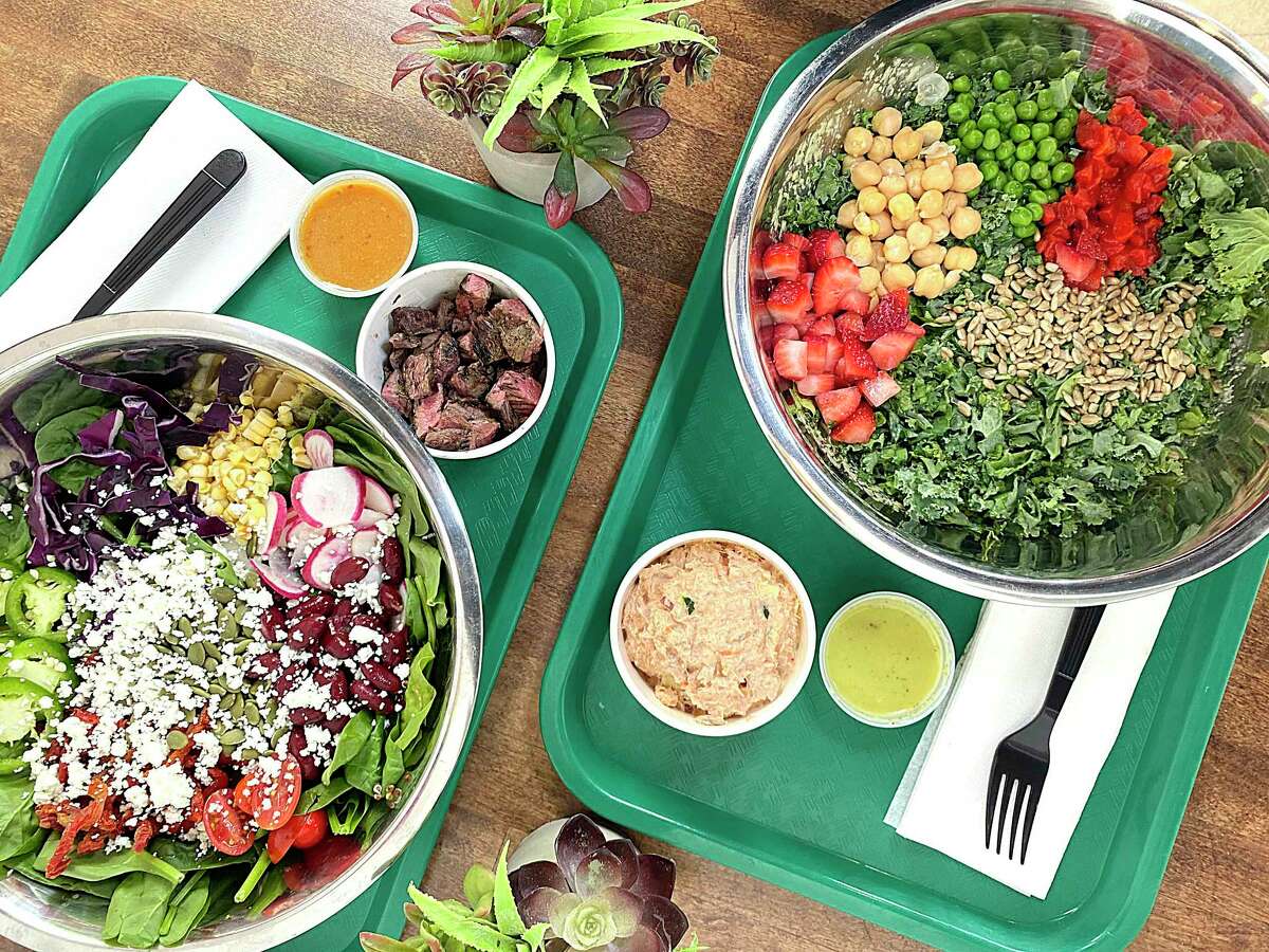 San Antonio’s salad superstars include First Course Salad Kitchen, where custom salads have options like grilled teak and chipotle tuna salad.