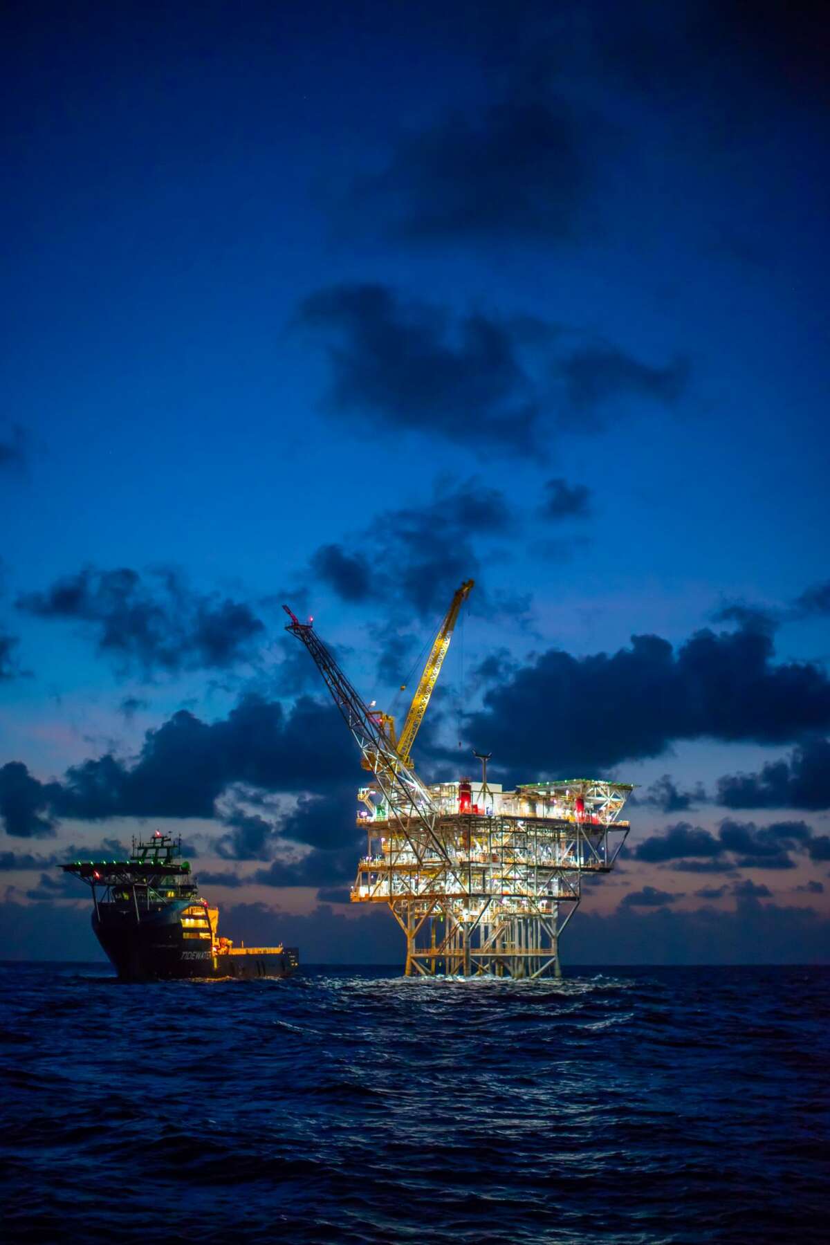 BP's Juniper gas production platform about 50 miles off the southeast coast of Trinidad.