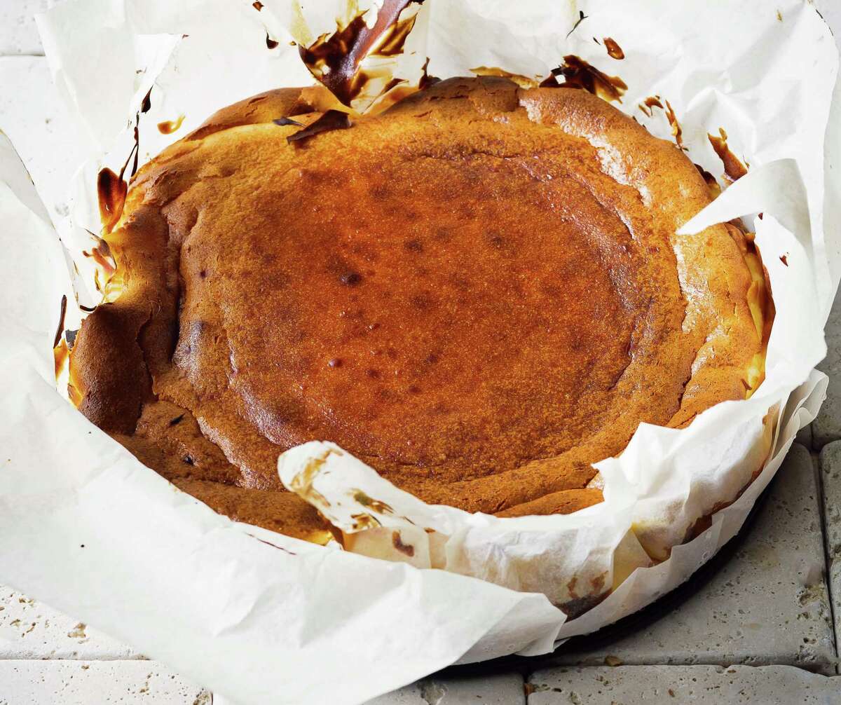 La Viña Cheesecake from Marti Buckley’s “Basque Country” cookbook.