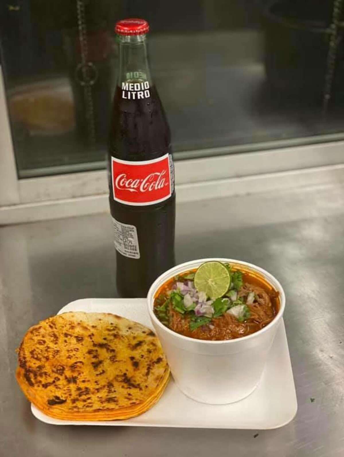 The couple, who've been together for 14 years, said they decided to launch their birria food truck because they love the Mexican dish and wanted to share it with the community. 