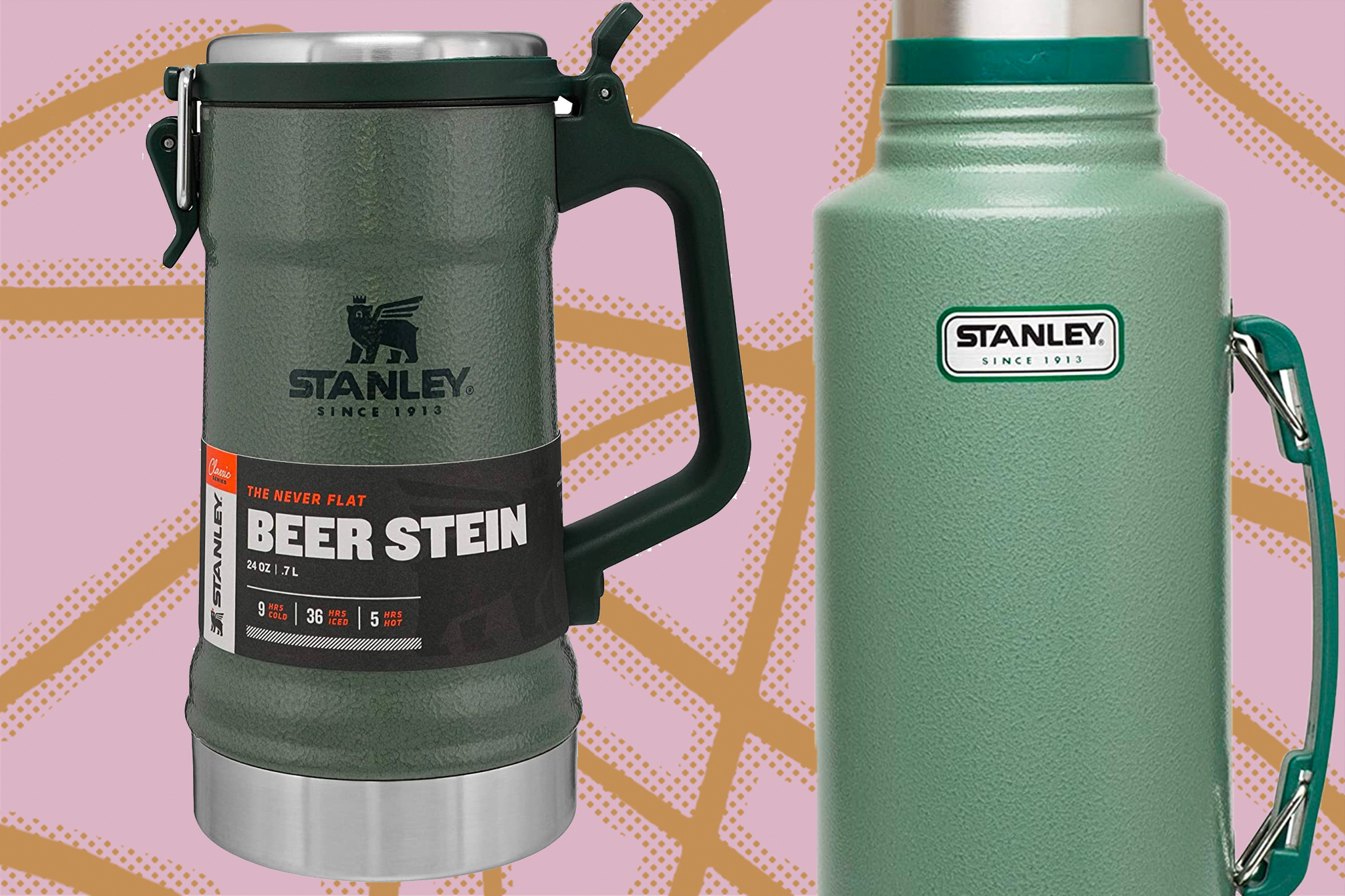 Stanley thermos on sale, can shelter 