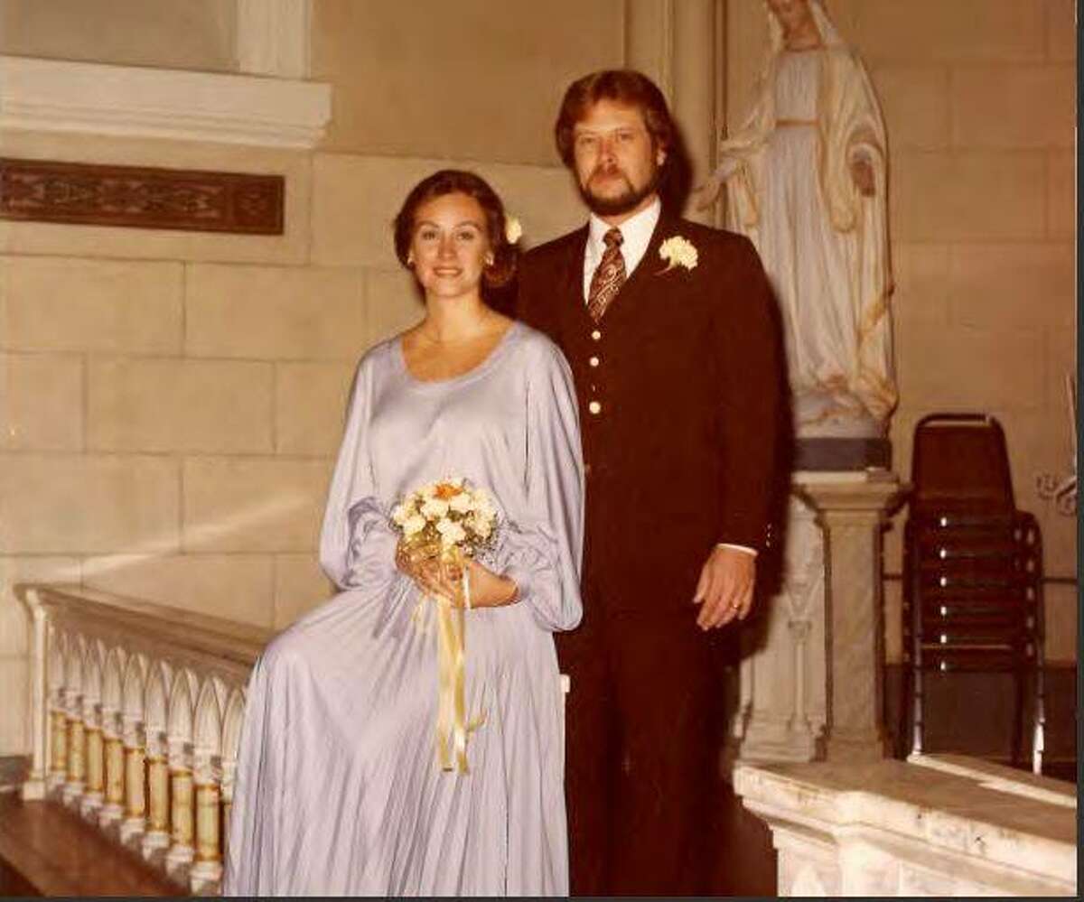 John and Janet Renick at their wedding
